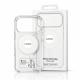 Пластиковый чехол Lux Clear с поддержкой MagSafe для iPhone 18 Pro Max (AI) White circle