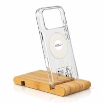 Пластиковый чехол Lux Clear с поддержкой MagSafe для iPhone 18 Pro Max (AI) White circle