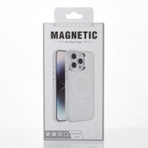 Полиуритановый чехол IMD Colors с поддержкой MagSafe для iPhone 12 / iPhone 12 Pro фиолетовый