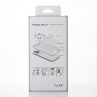 Полиуритановый чехол IMD Colors с поддержкой MagSafe для iPhone 12 Pro Max серебряный