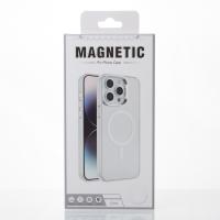 Полиуритановый чехол IMD Colors с поддержкой MagSafe для iPhone 14 Pro синий