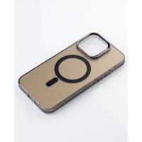 Полиуритановый чехол IMD Colors с поддержкой MagSafe для iPhone 13 Pro черный