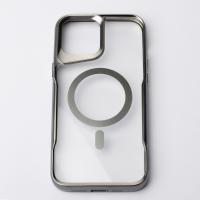 Пластиковый чехол MagSafe NEWZONE для iPhone 14 Pro серый