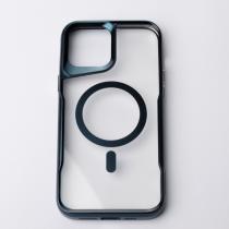 Пластиковый чехол MagSafe NEWZONE для iPhone 14 Pro Max синий