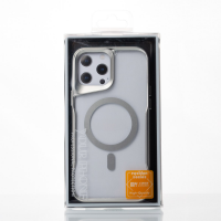 Пластиковый чехол MagSafe NEWZONE для iPhone 14 Pro серый