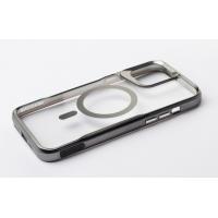 Пластиковый чехол MagSafe NEWZONE для iPhone 15 Pro Max серый