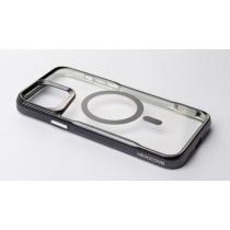 Пластиковый чехол MagSafe NEWZONE для iPhone 15 Pro черный