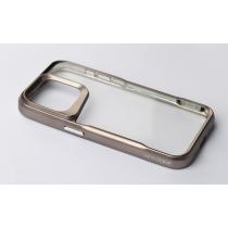 Пластиковый чехол NEWZONE для iPhone 14 Pro Max золотой