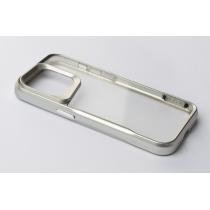 Пластиковый чехол NEWZONE для iPhone 14 Pro серебряный