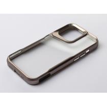 Пластиковый чехол NEWZONE для iPhone 14 Pro золотой