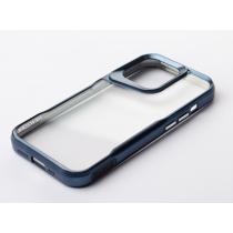 Пластиковый чехол NEWZONE для iPhone 15 Pro Max синий