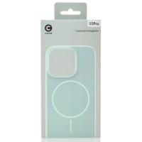 Поликарбонатный чехол Slim Ring с поддержкой MagSafe для iPhone 15 Pro wave blue