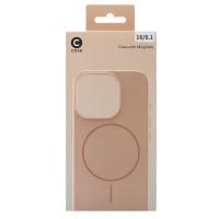 Поликарбонатный чехол Slim Ring с поддержкой MagSafe для iPhone 16 Plus desert titanium