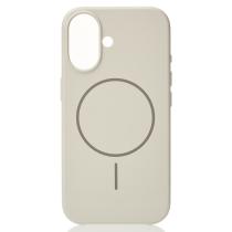 Поликарбонатный чехол Slim Ring с поддержкой MagSafe для iPhone 16 Plus natural titanium