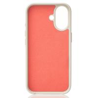 Поликарбонатный чехол Slim Ring с поддержкой MagSafe для iPhone 16 Plus natural titanium