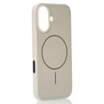 Поликарбонатный чехол Slim Ring с поддержкой MagSafe для iPhone 16 Plus natural titanium