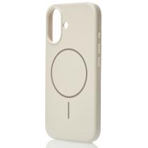 Поликарбонатный чехол Slim Ring с поддержкой MagSafe для iPhone 16 Plus natural titanium