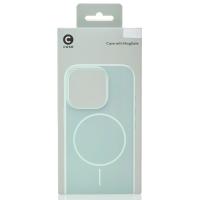 Поликарбонатный чехол Slim Ring с поддержкой MagSafe для iPhone 16 Pro Max wave blue