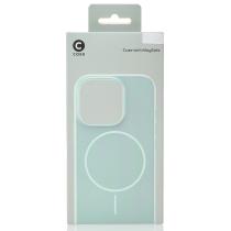 Поликарбонатный чехол Slim Ring с поддержкой MagSafe для iPhone 15 wave blue