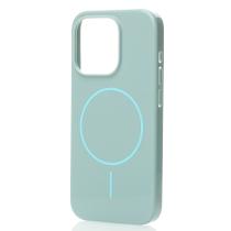 Поликарбонатный чехол Slim Ring с поддержкой MagSafe для iPhone 15 wave blue