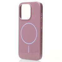 Поликарбонатный чехол Slim Ring с поддержкой MagSafe для iPhone 15 Pro deep purple