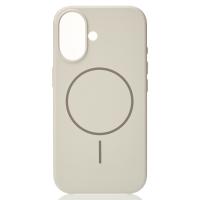 Поликарбонатный чехол Slim Ring с поддержкой MagSafe для iPhone 16 natural titanium