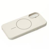 Поликарбонатный чехол Slim Ring с поддержкой MagSafe для iPhone 16 natural titanium