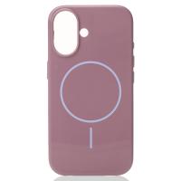 Поликарбонатный чехол Slim Ring с поддержкой MagSafe для iPhone 16 deep purple