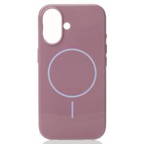 Поликарбонатный чехол Slim Ring с поддержкой MagSafe для iPhone 16 deep purple