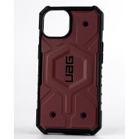 Противоударный чехол UAG с поддержкой MagSafe для IPhone 13 burgundy