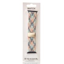 Ремешок для Apple Watch "Nylon Braided Magnetic" 38/40/41 мм gray blue powder