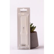 Ремешок для часов UNIVERSAL "Colors" 22 мм белый