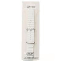 Ремешок для часов UNIVERSAL "Ocean Band" 20 мм белый