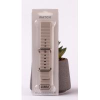 Ремешок для часов UNIVERSAL "Ocean Band" 20 мм серый