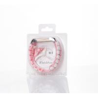 Ремешок для Mi Band 5/6 Caterpillar розовый/белый