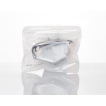 Ремешок для Mi Band 5/6 Gloss серебряный