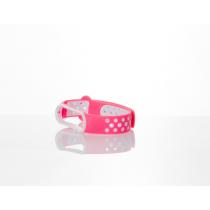 Ремешок для Mi Band 5/6 NIKE STYLE_Type1 белый/розовый