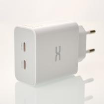 Сетевое зарядное устройство DC 2в1 Type-C 2PD/35W Fast Charger (CA-D17) белый