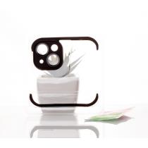 Силиконовая накладка CornerPad 3in1 для iPhone 15 Plus черный