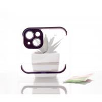 Силиконовая накладка CornerPad 3in1 для iPhone 14 Plus фиолетовый