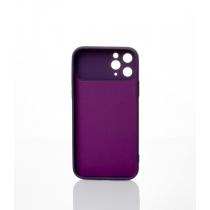 Силиконовый чехол CAMERA PROTECTION для iPhone 11 Pro Max фиолетовый