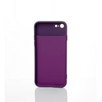 Силиконовый чехол CAMERA PROTECTION для iPhone 7 / iPhone 8 фиолетовый