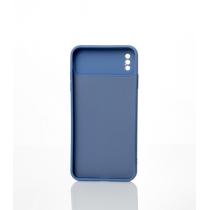 Силиконовый чехол CAMERA PROTECTION для iPhone XS Max серо-синий