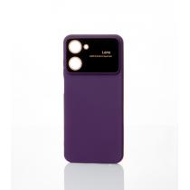Силиконовый чехол CAMERA PROTECTION для Realme 10 4G (RMX3630) фиолетовый
