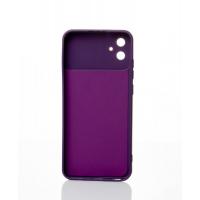 Силиконовый чехол CAMERA PROTECTION для Samsung A04e фиолетовый