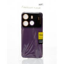 Силіконовий чохол CAMERA PROTECTION для Tecno Pop 7 (BF6) фіолетовий