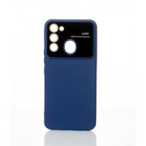 Силіконовий чохол CAMERA PROTECTION для Tecno Spark 8C (KG5k) темно-синій
