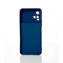 Силиконовый чехол CAMERA PROTECTION для Vivo Y33s темно-синий