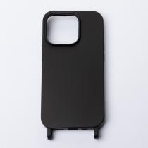 Силиконовый чехол CORD для iPhone 14 Pro Max черный