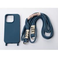 Силиконовый чехол CORD для iPhone 14 синий